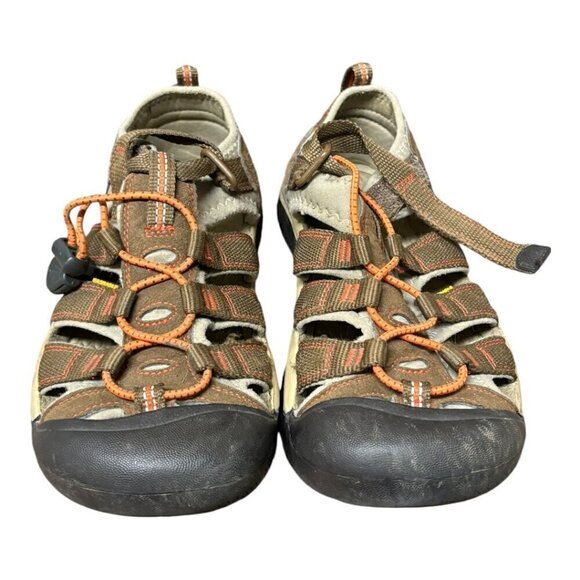 Keen Sandals Kid's Size 4 Newport H2 Outdoor Hiking Brown - Picture 3 of 5